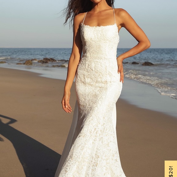 Remarkable Moment White Floral Embroidered Lace-Up Maxi Dress - Picture 2 of 12